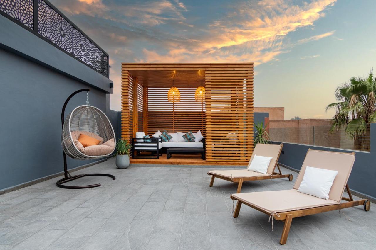 Rooftop Pool, Bright & Cozy Apartment In City Center Маракеш Екстериор снимка