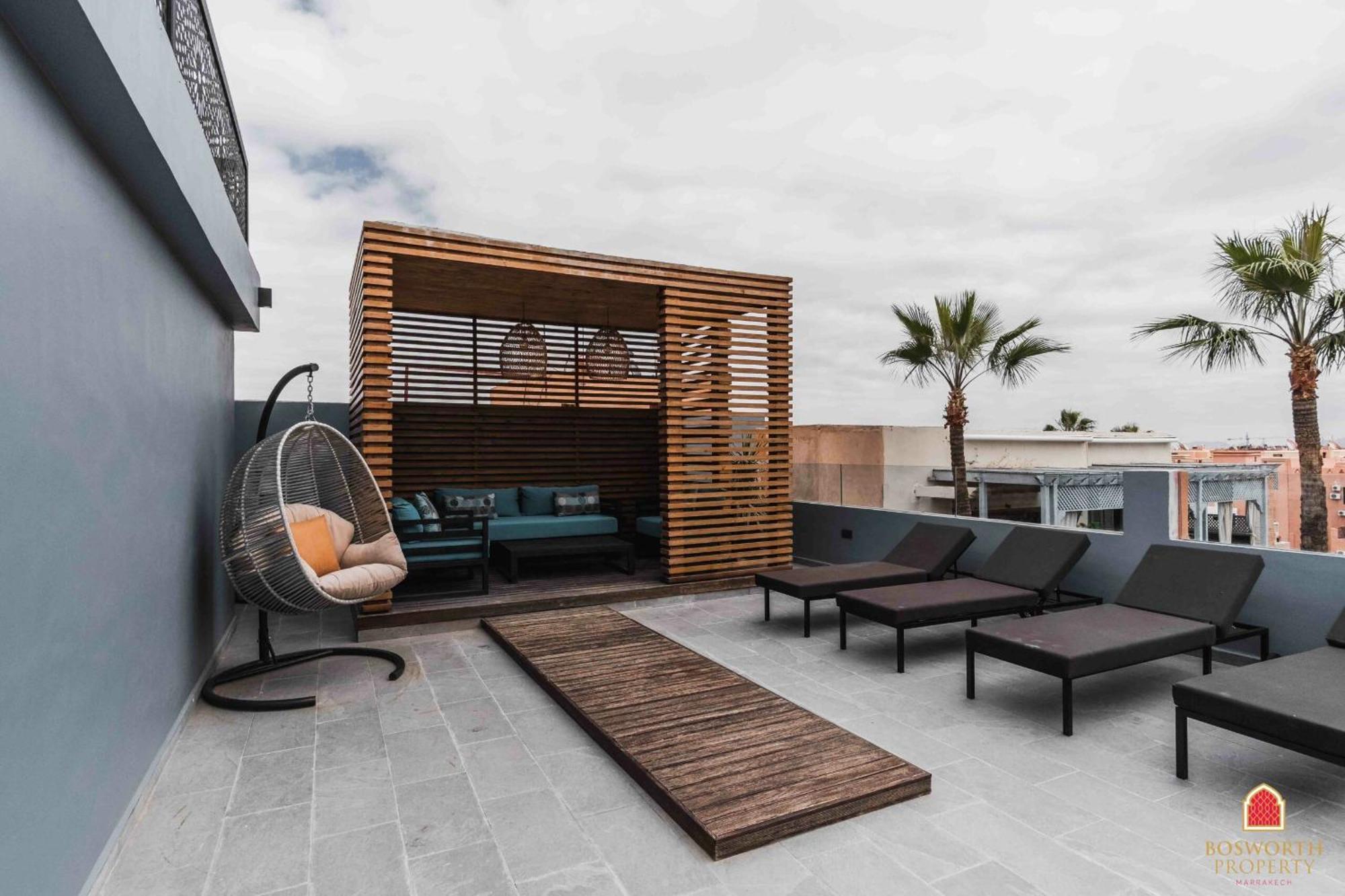 Rooftop Pool, Bright & Cozy Apartment In City Center Маракеш Екстериор снимка